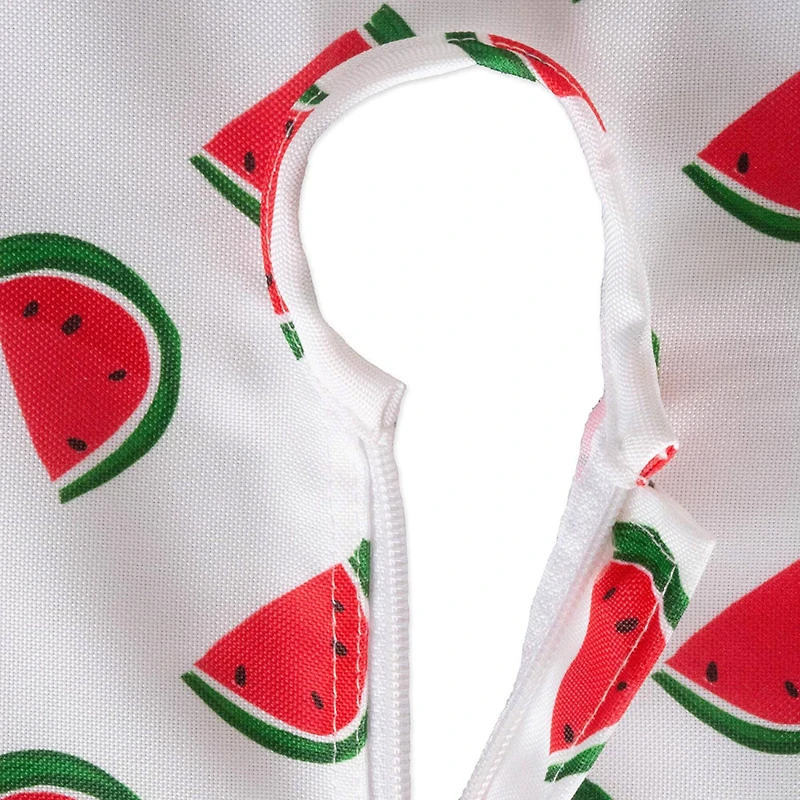Watermelon Print Outdoor Tablecloth With Zipper 60" x 84"