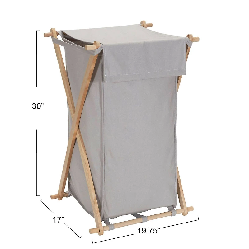 Household Essentials X-Frame Laundry Hamper