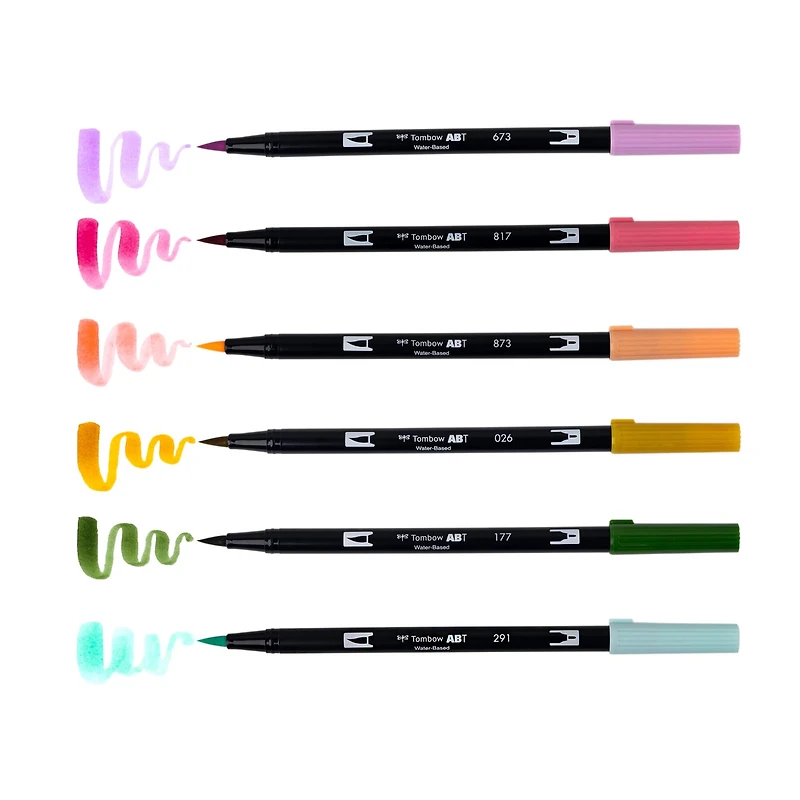 Tombow Teatime Dual Brush Pen Set