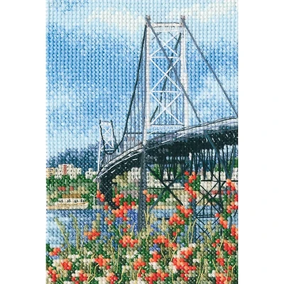 RTO Suspension Bridge Hercilio Luz Cross Stitch Kit