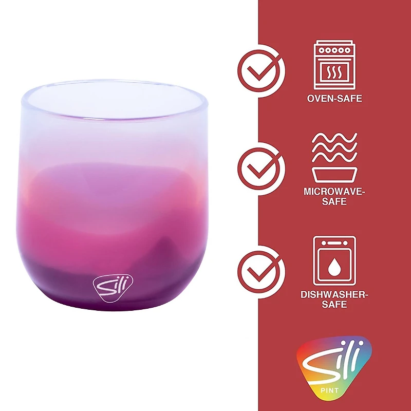 Silipint® 12oz. Mountain Air & Desert Sun Silicone Stemless Wine Glasses, 2ct.