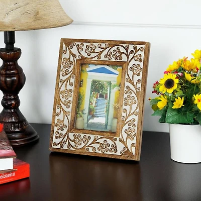 2 Pack Brown Mango Wood Natural 9" x 11" Frame