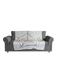 Spooktacular Web Fleece Throw