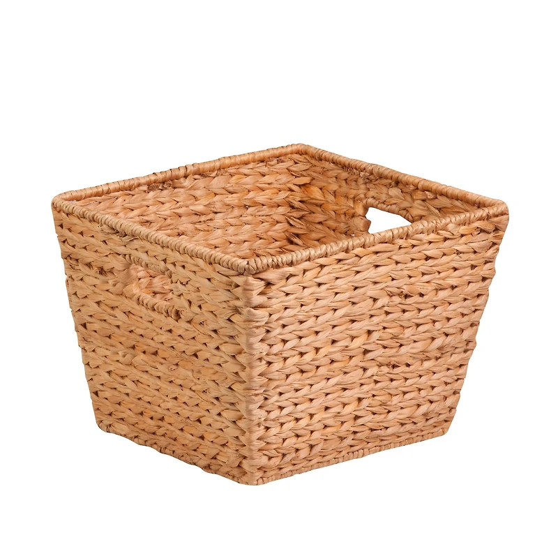 Honey Can Do Large Square Natural Hyacinth Basket