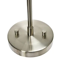 Hello Honey® Robert Stevenson Lighting Landry 11" Black & Nickel Seedy Glass & Metal Ceiling Light