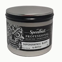 Speedball® Professional™ Supergraphic Black Relief Ink, 16oz.