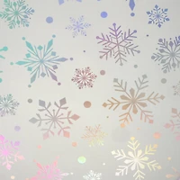30" x 24ft. White with Iridescent Snowflake Foil Gift Wrap by Celebrate It™