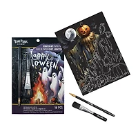 Brea Reese™ 6" x 8" Funky Frights Scratch Art Paper Pad