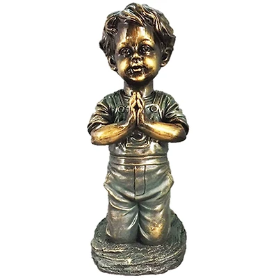 Santa's Workshop 13" Praying Boy Statue
