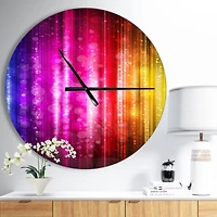 Designart 'Glowing Modern Wall Clock
