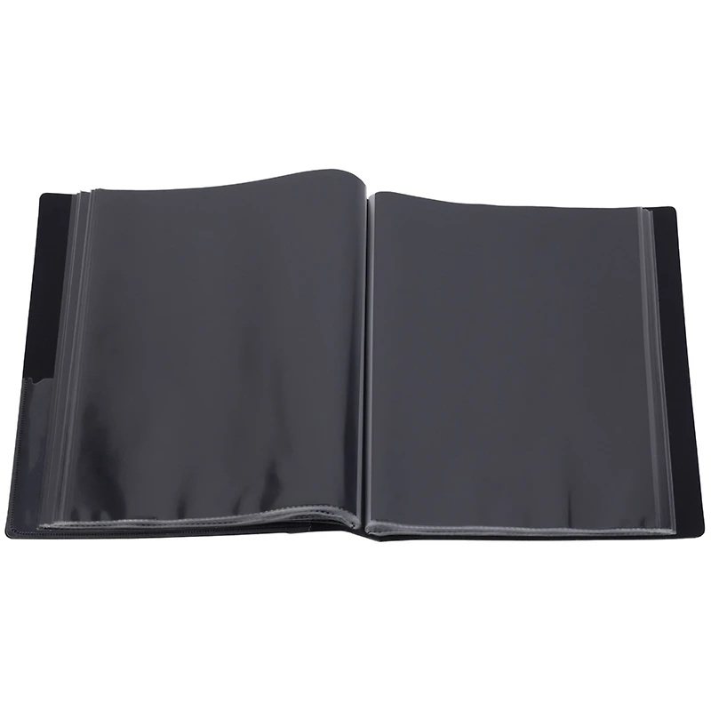 JAM Paper Black Letter Size Display Book with 48 Pages