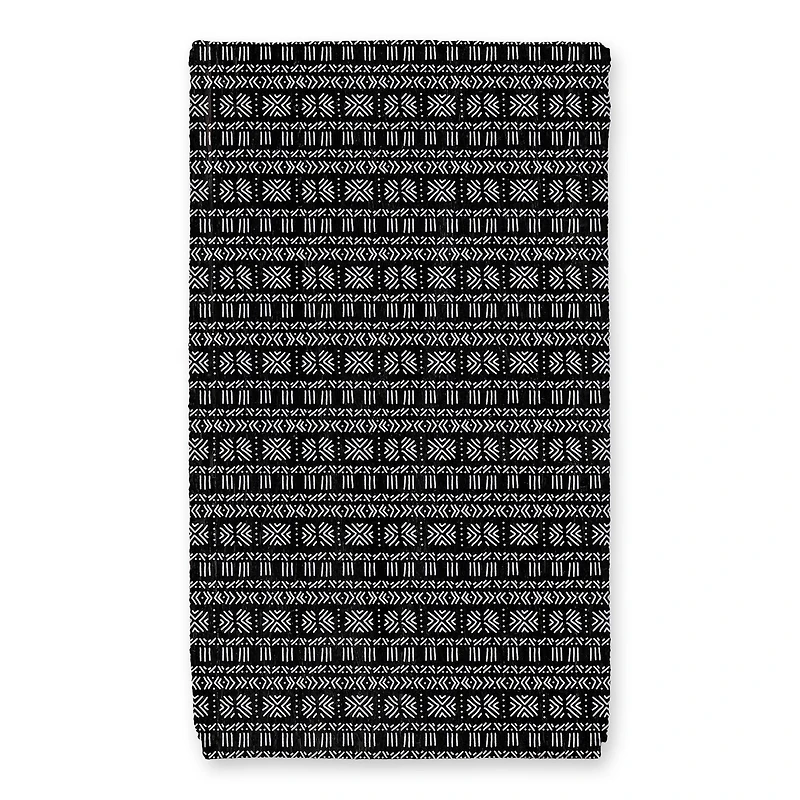 Creep White Mudcloth Tea Towel Set