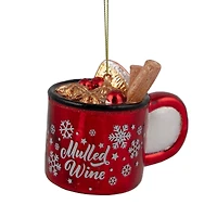 4" Mulled Wine Glass Christmas Ornament