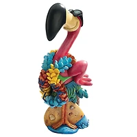Design Toscano Flamingo Frank in Paradise Pink Flamingo Garden Statue