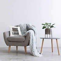 Stupell Industries Chic Quilted Purse Black Glam Fashion Brand Throw Pillow, 18" x 18"