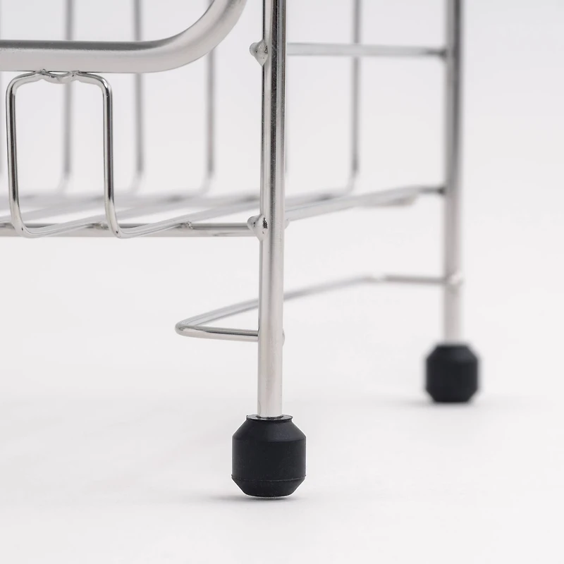 IRIS® 17" Stainless Steel 2-Tier Dish Rack