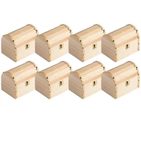 8 Pack: 6.5" Wood Domed Box by Make Market®