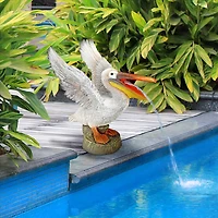 Design Toscano Oceanside Pelican Spitter Piped Statue