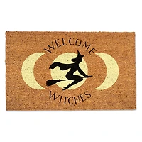 Welcome Witches Moon Door Mat