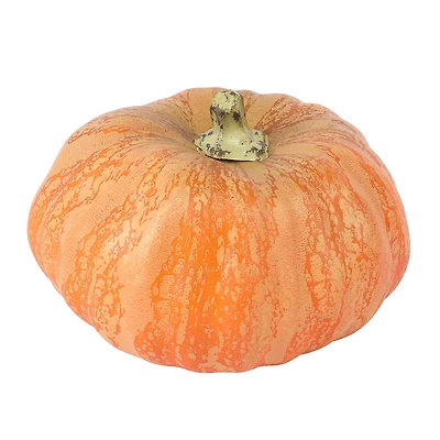 4.75" Orange & Green Decorative Pumpkin by Ashland®