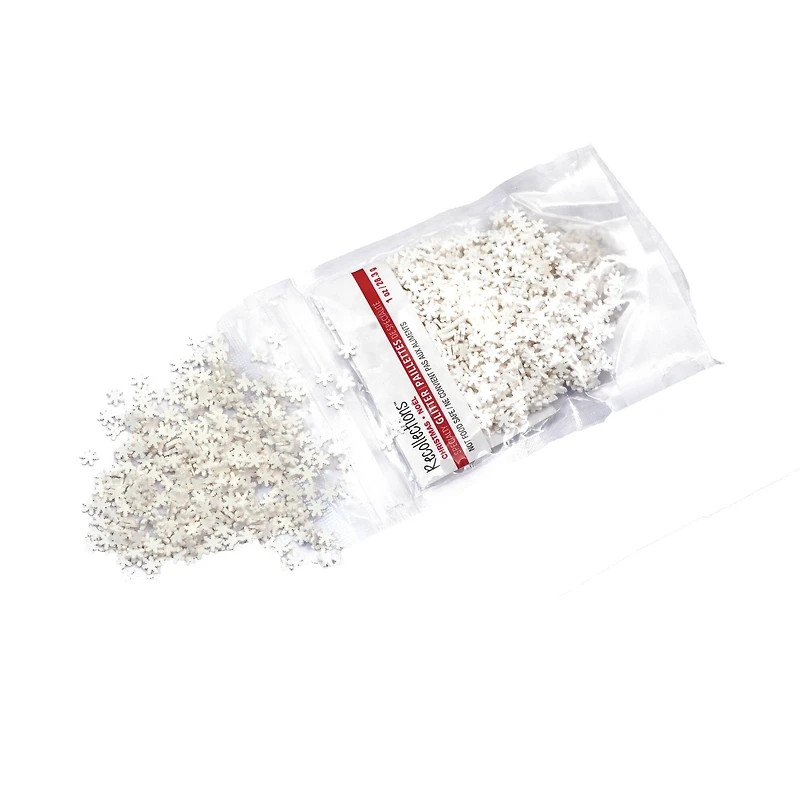 1oz. White Snowflake Specialty Glitter by Recollections™