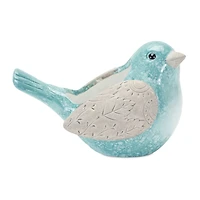 Whimsical Terra Cotta Garden Bird Planters Set