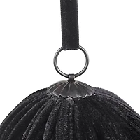 4" Black Ball Ornament with Dangling Jewels by Ashland®