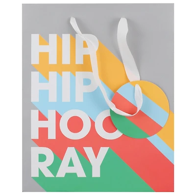 9.75" Hip-Hip Hooray Gift Bag by Celebrate It™