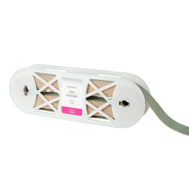 1.5" Natural Edged Belting Trim by Celebrate It