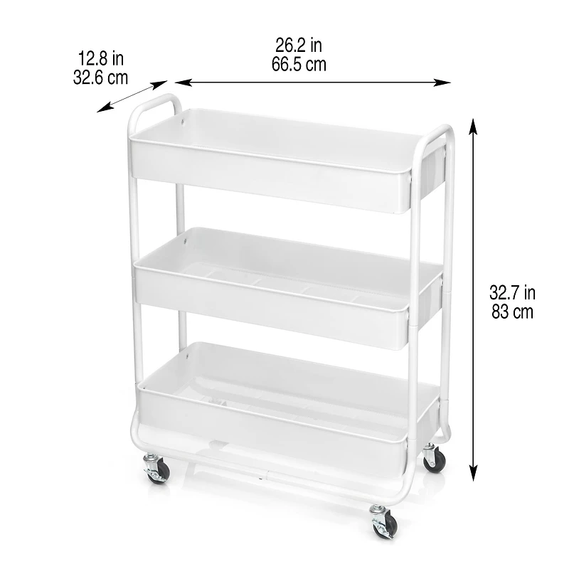 Hudson Rolling Cart by Simply Tidy
