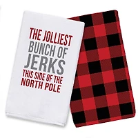 Jolliest Bunch Of Jerks Tea Towels - Set of 2