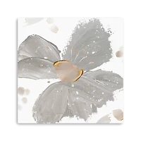 Contemporary Floral Gray II Canvas Giclee