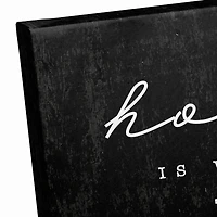 Home Is Where The Heart Is 12" x 12" Canvas Wall Art