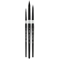 Silver Brush Limited Black Velvet® Susan Louise Moyer 3 Piece Basic Brush Set