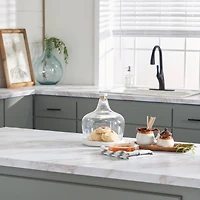 White Stoneware and Glass Contemporary Cake Stand with Cloche, 11" x 9" x 9"