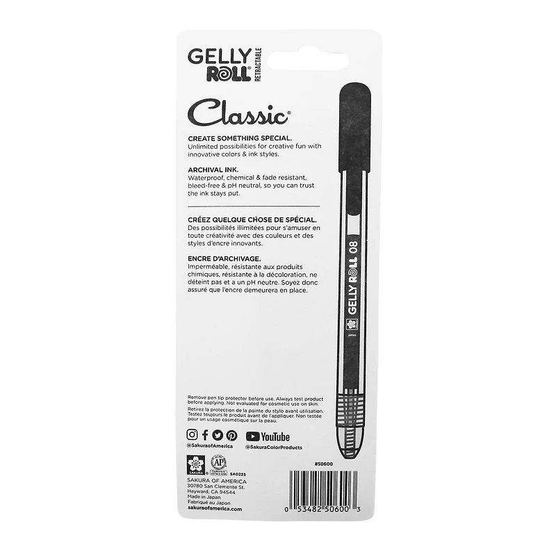 Gelly Roll® Classic® Medium Retractable Gel Pen Set