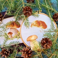 Alisa White Mushrooms Cross Stitch Kit