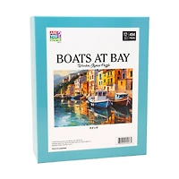 Wooden Jigsaw Puzzle - Boats at Bay: 494 Pcs
