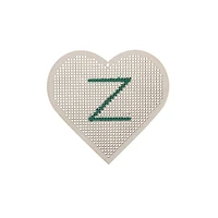 4" Heart Cross Stitch Wood Canvas, 4ct. by Loops & Threads®