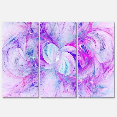 Designart - Light Purple Fractal Texture