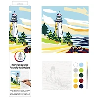 Plaid® Lighthouse Paint-By-Number Kit