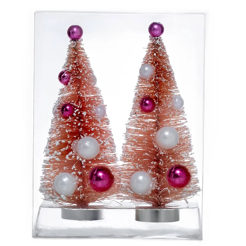 Mini Pink & White Ornament Trees, 2ct. by Ashland®