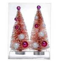 Mini Pink & White Ornament Trees, 2ct. by Ashland®