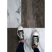 FloorPops Opaline Raven Peel & Stick Floor Tile Bundle