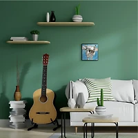 Stupell Industries Close Up White Cattle Farm Animal Portrait,12" x 12"