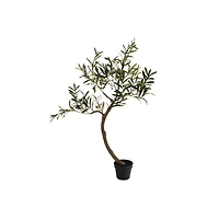Hello Honey® Faux Olive Tree in Plastic Pot, Green