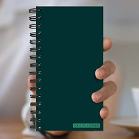 TF Publishing 2025 Deep Jade Small Weekly Monthly Spiral Planner