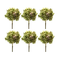 23" Green Hydrangea Stem, 6ct.