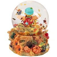 Scarecrow Happy Fall Harvest Snow Globe - 5.5"