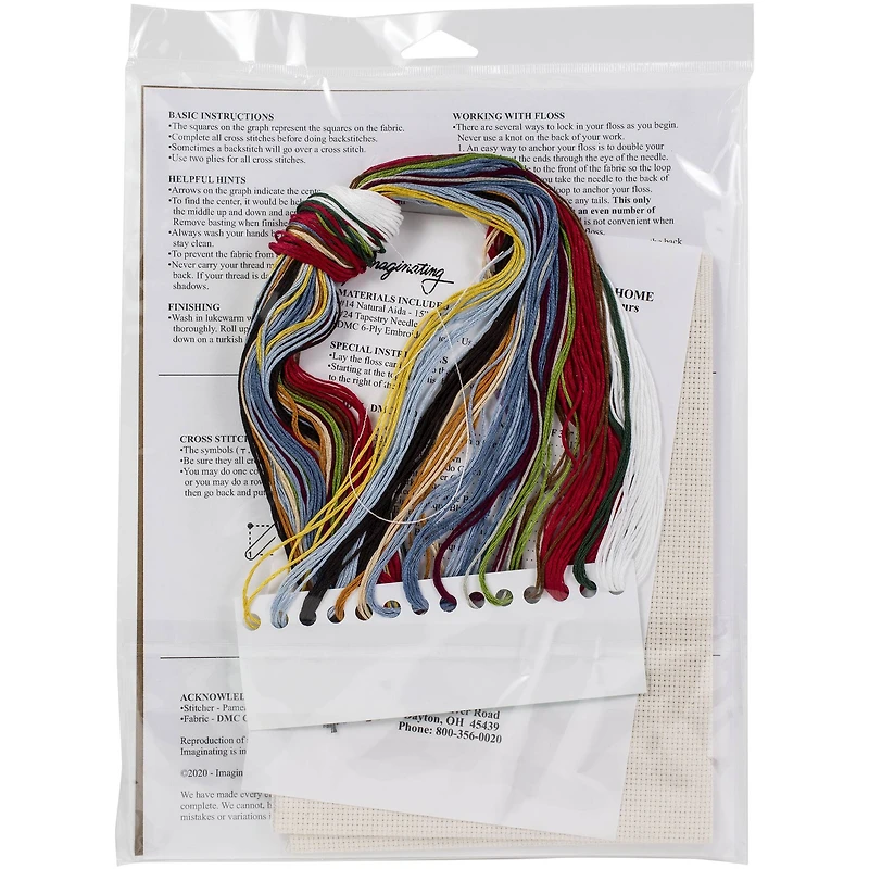 Imaginating Gnome Place Like Home Counted Cross Stitch Kit